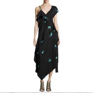 Diane Von Furstenburg asymmetrical dress